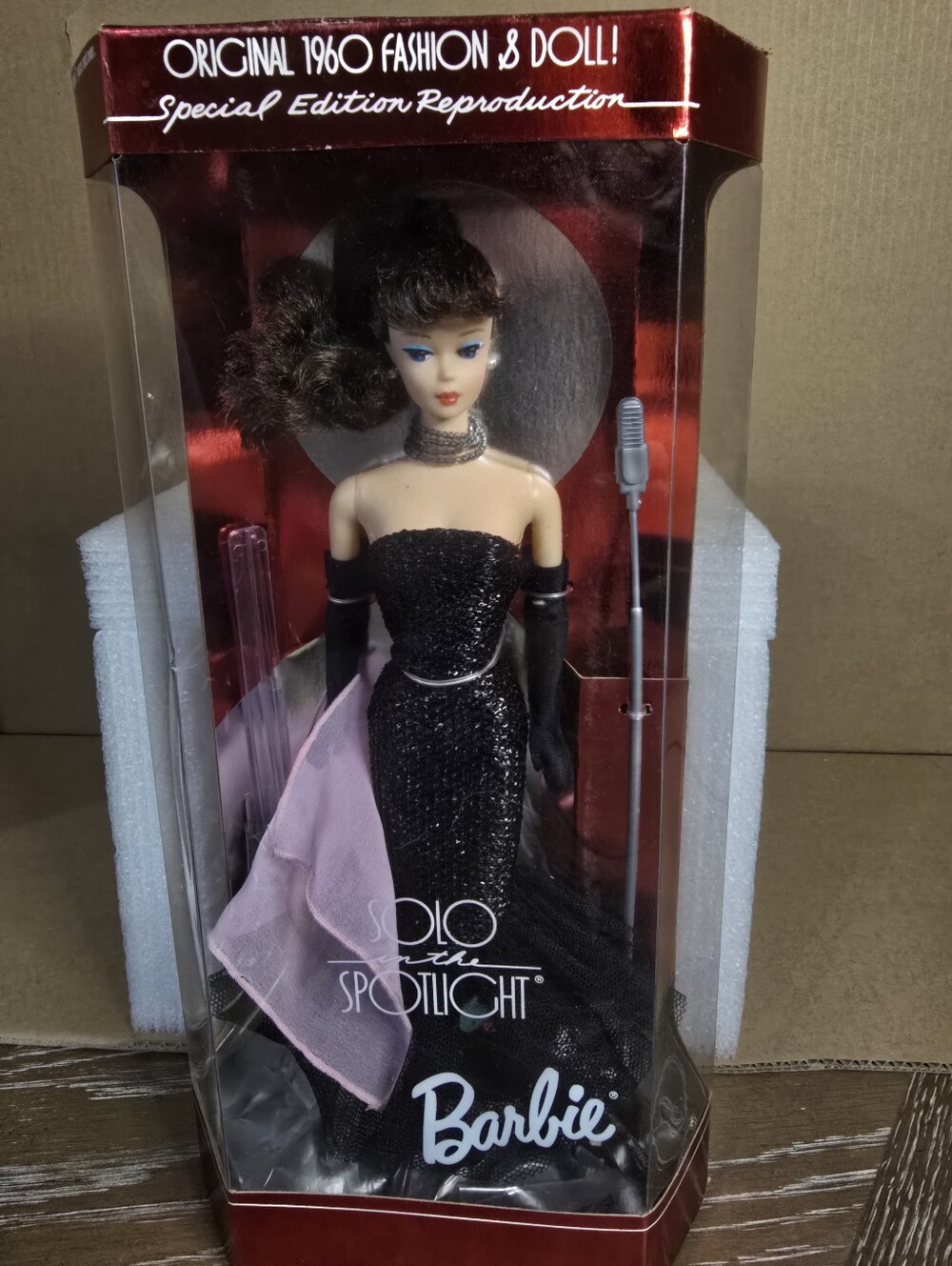 Black Sequin Evening Doll Dress Accessory Barbie